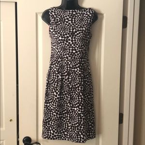 Brown and cream dress